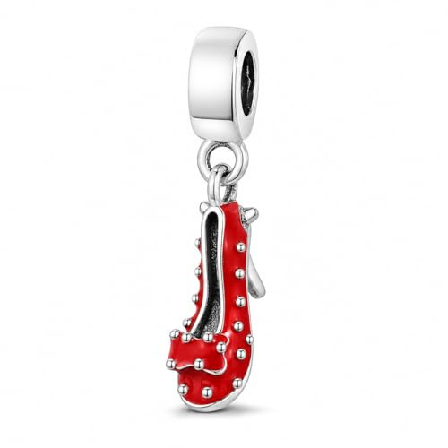 MariaFonte Charm Anhänger Neu 2025 Roter Schuh Geburstag Jubiläum Original Angebot Perlen Armband Silber 925 Günstig Herz Mama Familie Frau Kompatibel Glücksbringer Weihnachten Mädel Hochzeitstag