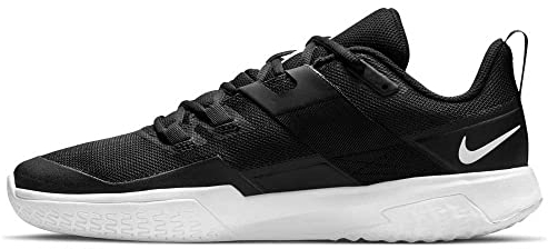 NIKE Men's Hard Court Tennis Shoes Nikecourt Vapor Lite, Black/White, DC3432-008, 43 EU