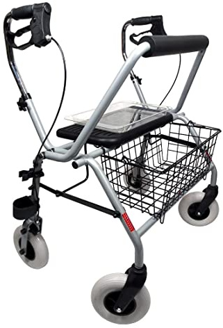 FabaCare XXL Schwerlastrollator Actimo Basic, faltbar bis 280 kg, belastbar für Innenausgänge