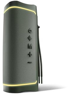 Energy Sistem Yume Eco Altoparlante Bluetooth (plastica 100% riciclata, 15 W, impermeabile IPX6, TWS, MP3, Micro SD) Verde
