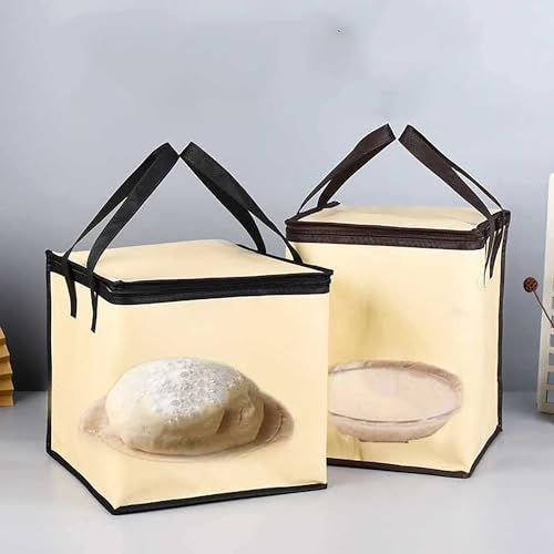 Dough Proofer With Heater - Professional Sourdough Bread Making Tools Kit, Three Gear Adjustment Proofing Box for Low-Temperature Heating - Includes Reusable Sour Dough Starter Jar and More