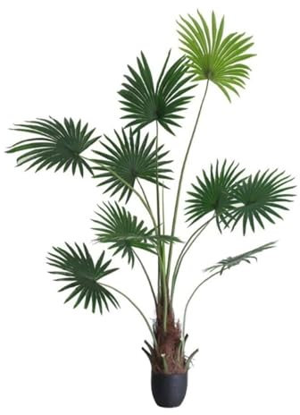 Kunstbaum Künstliche Künstlicher Baum for den Innen- und Außenbereich, künstlicher Pflanzenbaum mit natürlichen Stämmen for die Inneneinrichtung Kunstpflanze (Size : 180cm)