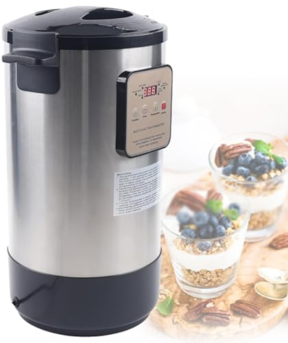 Quixnova Máquina para Hacer Yogur de 12 litros con Control Inteligente de Tiempo y Temperatura, máquina de fermentación multifunción para Yogur, Vino de arroz, Masa, vinagre de Frutas, natto