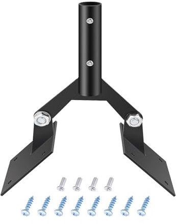 Support de toit pour girouette, support de toit réglable en aluminium, girouettes pour station météo de cour, support de toit en acier avec matériel