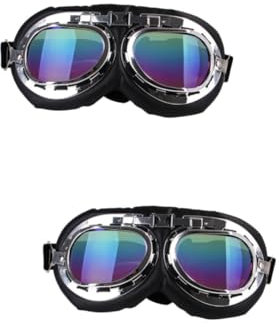 BUGUUYO 2stücke Pet Dog Sunglasses Übergroße Farbenfrohe Augenschutzbrille Für Haustiere Geeignet Für Hunde Und Katzen Leicht Und Robust Für Partys Und Fotos