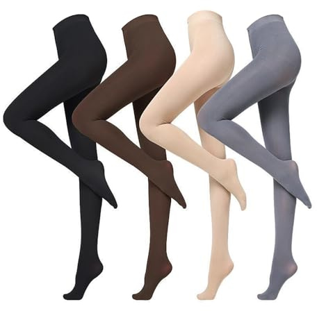 FDEETY Collant Thermique Polaire Femme Legging Chaud Opaque Sculptant
