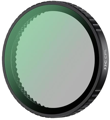 JJC CPL polariserande filter kompatibelt med DJI Osmo Action 5 Pro kamera, multibelagt cirkulärt polariserande filter med skyddsfodral, Action 5 Pro kameratillbehör