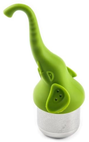 Tuesoa Infuseur à Thé en Acier Inoxydable en Forme D'Éléphant pour la Cuisine, pour Infuser Les Feuilles de Thé, Le Café Moulu et Les Épices.