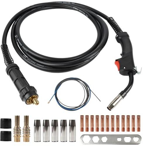 15AK MIG Chalumeau de Soudage Compatible avec MIG/MAG NBC250/280 et CO₂ Machines de Soudage