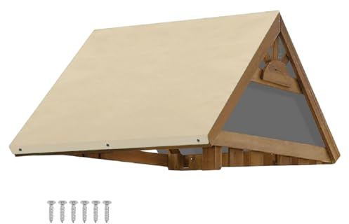 Spielplatz-Baldachinersatzabdeckung | Playground Tarp & Ersatzdach Für Spielturm, UV-Schutz & Wasserfeste Plane Für Playset & Klettergerüst, 52x90 Zoll (132x228 cm), Blau
