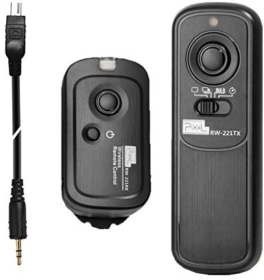 Pixel Kabellose Fernauslöser RW/DC2 Auslöser Fernbedienung Kompatibel mit Nikon Z5 Z6 Z6II Z7 Z7II D750 D780 D7500 D7200 D7000 D5600 D5500 D5300 D3300 D610 D600 D90 P7700 P7800 P950 wie Nikon MC-DC2