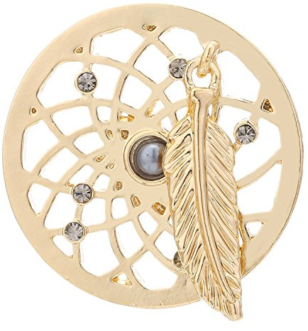 Morella Femme Coin Pendentif Attrape-rêves Or 33 mm