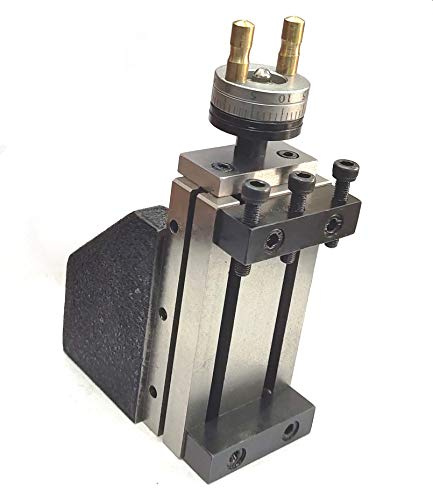 Toolpost - Mini slitta verticale (90 x 50 mm), per operazione di fresatura istantanea su tornio.