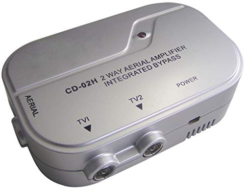 Electrovision Coaxial Signal Booster with 4G Filter (2 Outputs)