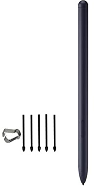 Stylus Pen S Pen kompatibel für Samsung Tab S7/S7 Plus, Stylus Pencil mit 5 Ersatzminen (Schwarz)