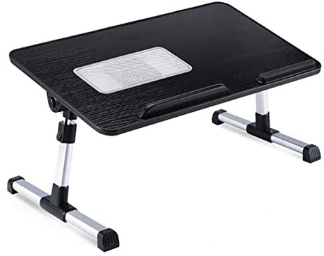 KIZQYN Laptop-Tisch Computertisch Computer Schreibtisch Bett Computer Schreibtisch Hebeable Klappstudien Arbeitstisch für das Heimbüro
