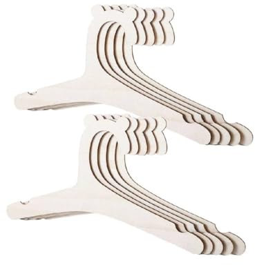 comvastars10 Pezzi Grucce Bambini Grucce Bambini legno Grucce Neonato, Appendini Bambini,Grucce Appendiabiti Legno,Grucce per Bambini,Grucce Appendiabiti,Bambini Ropa y Artículos Pequeños para Niños.