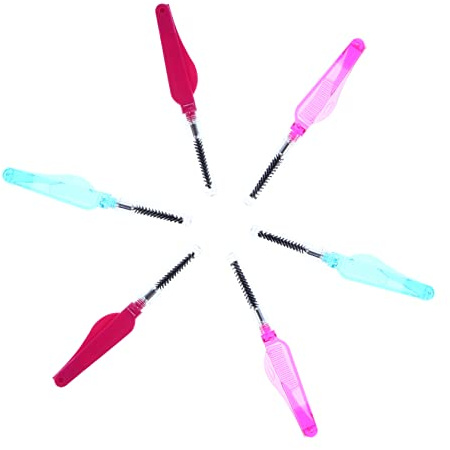 HAPINARY 18 Piezas Peine De Pestañas Plegable Cepillo De Pelo Peine De Cejas Herramientas De Rímel Para Pestañas Maquillaje De Ojo Herramientas De Cejas Cepillo Peine Para Cejas El Plastico