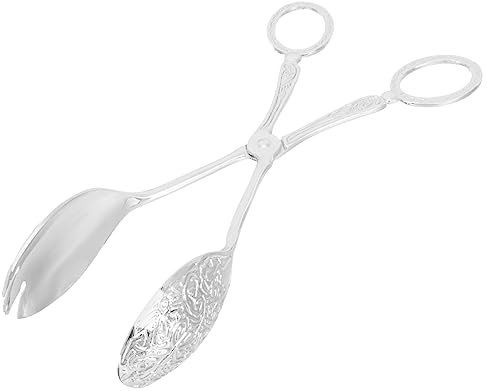OKUMEYR Aluminum Alloy Serving Tongs Heat Resistant Food Clip for Salad BBQ Buffet Portable Multi-Function Utensil for Parties Weddings and Family Gatherings