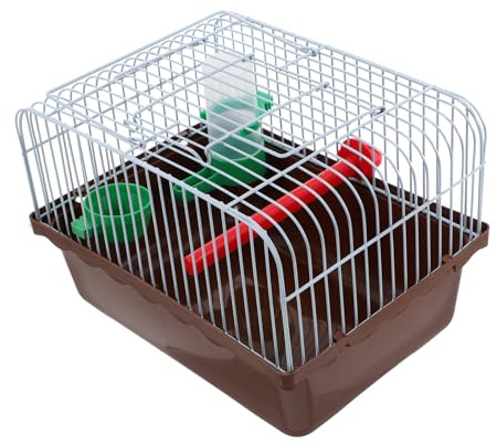 TOGEVAL Spacious Bird Carrier Für Reisen Tragbarer Vogelkäfig Mit Sitzstange Futterbox Und Wasserspender Für Papageien Und Lovebirds Leicht Und Bequem Für Ausflüge