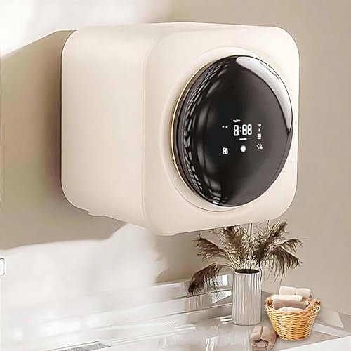 Mini Underwear Washing Machine, 3.5L wall-mounted electric washing machine, Fully Automatic Small Sock Washing Machine, Compact Washer with Spin Dryer, for Apartment Laundry wall hanging