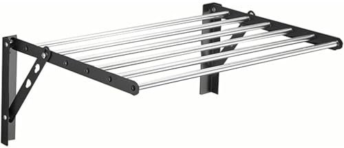 Handtuchablage Wand Wäschetrockner Edelstahl Scherenwäschetrockner Ausziehbarer Wandtrockner Platzsparender Wäscheständer Wandmontage Für Indoor, Outdoor Balkon Terasse 80cm