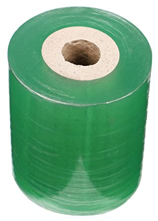 BESPORTBLE Injerto Autoadhesiva 4 Rollos de Cinta de PVC Verde Estirable y Resistente al Agua para Árboles Frutales y Plantones en Cultivo y Injerto