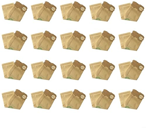 Vilgftyiet Lot de 20 sacs à poussière pour aspirateur VK 118 119 120 121 122, remplacement parfait, grande capacité, haute filtration, aspiration maximale