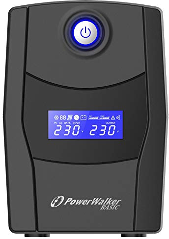 PowerWalker VI 1000 STL sistema de alimentación ininterrumpida (UPS) 1000 VA 2 salidas AC Línea interactiva - Fuente de alimentación continua (UPS) (1000 VA, 600 W, 162 V, 290 V, 50/60 Hz, 50/60 Hz)