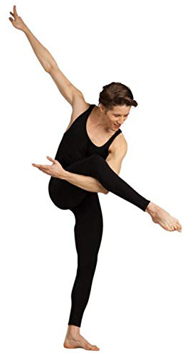 Capezio Men's Unitard, Black, X-Large