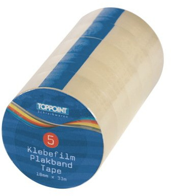 20 (4x 5) Rollen Klebestreifen Klebeband Klebefilm 33m x 18mm