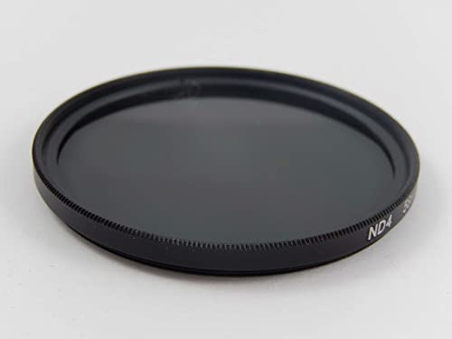 vhbw 77 mm grå neutralt tätat filter ND4 passar alla 77 mm glas från Canon, Casio, Pentax, Olympus, Panasonic, Sony, Nikon, Fujifilm