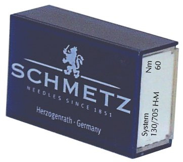SCHMETZ Microtex (Sharp) (130/705 H-M) Nähmaschinennadeln – Großpackung – Größe 60/8