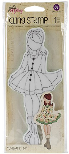 Unbekannt Prima Marknadsföring skum Julie Nutting blandad media själv gummi stamps-Valentina 9,5 x 18,5 cm