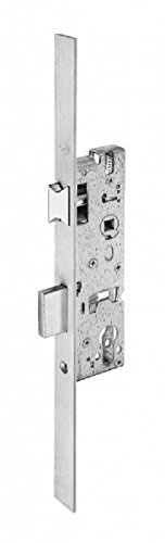 WILKA 1438 Rohrrahmen-Einsteckschloss PZ 8mm Nuss Falle umlegbar Reparaturstulp Länge 380mm