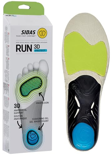 Sidas Mixte 3d Protect Semelle Running, Bleu, FR : M (Taille Fabricant M(39-41)) EU