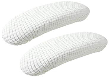 MOVKZACV Abnehmbare elastische Armlehnenbezug, wasserdicht, dehnbar, komfortabel, elastisches Gurt-Design, langlebiger Armlehnenschutz, für Bürostuhl, Computerstuhl (beige)