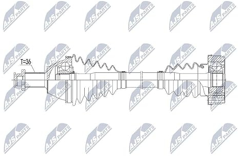 NTY NPW-VW-069 Antriebswelle Vorne Links