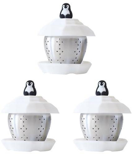 3Stück Teesieb Teefilter für Losen Tee,Teesieb Edelstahl für Tasse für losen Tee Edelstahl Gewürze Sieb Gewürzfilter Teefilter en Kanne Gross Küchen Kochzubehör
