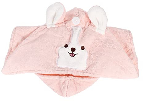 PLAFOPE Haartrockentuch Aus Korallenfleece Wasserabsorbierender Haarwickelhut Für Badewanne Und Dusche Geschmeidiger Trockenkopfwickel Als Haarhandtuchwrap