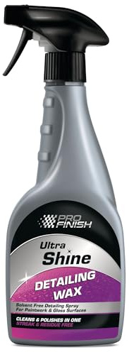Granville Pro Finish Detailing Wax – 500ml | Solvent-Free Detailing Spray | Car Detailing Spray Wax Cleans & Polishes Multiple Surfaces with Streak-Free Finish | Car Detailing Wax Spray Polish