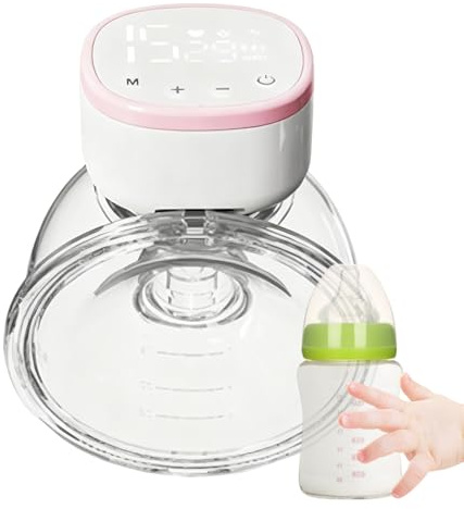Sacaleches Vestible - Extractor Eléctrico Con Pantalla Inteligente Para Lactancia | Sacaleches Portátil Para Lactancia - para Reemplazo de Pezón Bebé Mamá Bolsa de Viaje Enfermería Hospital