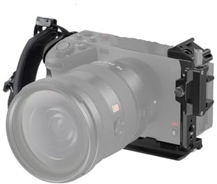 Kompatibles Kamerakäfig-Set for Sony FX30 und FX3, mit Kabelklemmen, Blitzschuh und NATO-Schiene.(4184 Cage Kit)