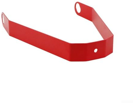 DAZZLEEX Support de garde-boue arrière en alliage d'aluminium pour trottinette électrique Ninebot G30, support robuste pour conduite en plein air, noir (rouge)