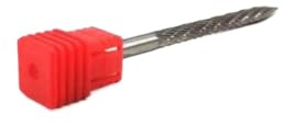 Cortador de carburo para reparación de neumáticos, taladro de seta de acero al carbono de 4,5mm, longitud de 80mm