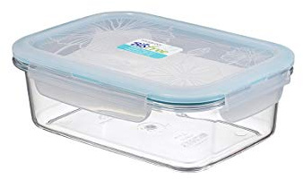 LocknLock BISFREE TABLETOP | 760 ml, 154 x 115 x 90 mm | Vorratsdosen mit Deckel aus Glas-klarem Tritan | Luftdichte Aufbewahrungsbox | Bruch- & Spülmaschinenfest | Aufbewahrungsbox mit Deckel