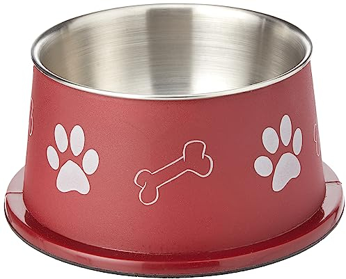 Trixie recouvert de Plastique Bol en Acier Inoxydable, 15 cm de diamètre, 0.9 Litre