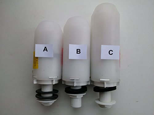 GASERVE LONDON LTD Urinal AUTO Syphon 191MM 71/2 13L 3GAL 1 BSP OUTLET White Porcelain Standard