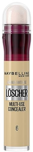 Maybelline New York Abdeckstift, Instant Anti-Age Effekt Concealer, Löscher mit Mikro-Lösch-Applikator, Nr. 06 Neutralizer, 6,8 ml