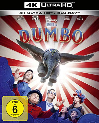 Dumbo (2019) 4K,1 UHD-Blu-ray + 1 Blu-ray: Live-Action.USA
